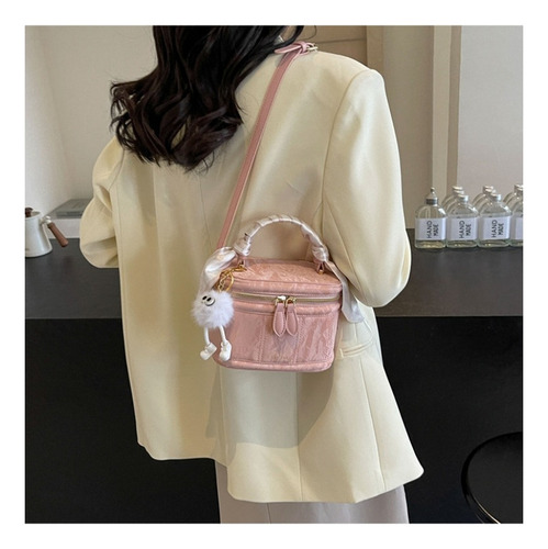 Bolso Pequeño Moderno Para Mujer, Bufanda De Seda Con Cadena