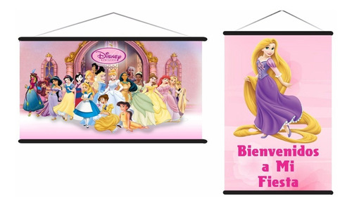 Princesa Rapunzel Cumpleaños, Fiesta, Pendon  En Oferta