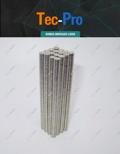 Imagen 6 de 9 de 1000 Imanes De Neodimio 5x1 Mm Super Potentes