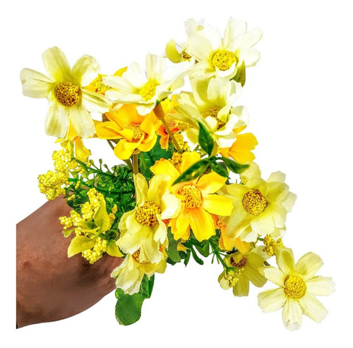 Imagem 3 de 4 de 6 Maços Flor Do Campo Flores Artificiais Artificial Arranjos