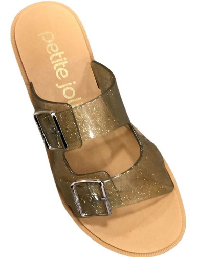 Imagem 2 de 3 de Chinelo Lindo Beats Petite Jolie Pj5351 Glitter Dourado