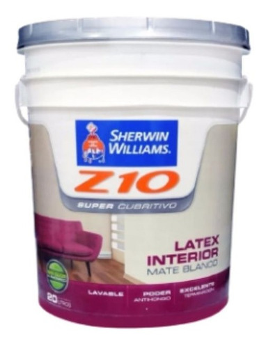 Z10 Interior Sherwin Williams  Antihongos X 20 Lt