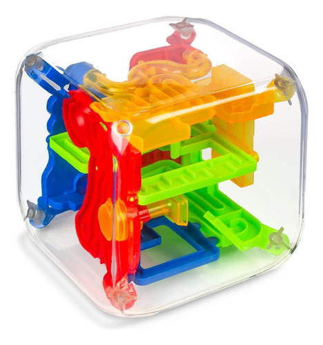 Cubo De Laberinto 3d Nutrias Puzzle, 72 Obstáculos Puzzle Cu