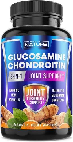 Glucosamina 1500mg Built By Nat - Unidad a $2792