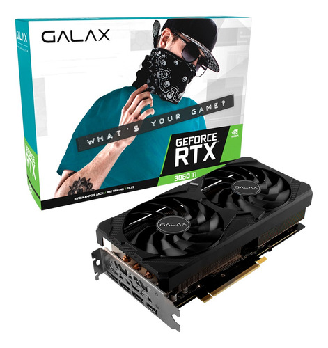 Placa De Video Galax Geforce Rtx 3060ti Gddr6x 1-click Oc