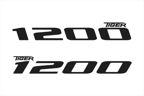 Adesivo Tanque Aba 3d Resinado Compatível Tiger 1200 Tg042