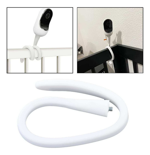 Soporte Flexible Para Cámara De Monitor De Bebé Con Blanco
