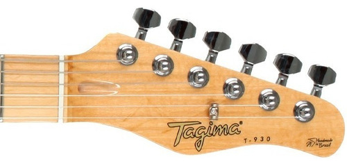 Guitarra Tagima Brasil T 930 Honey Burst Escala Clara Com Cor Honeyburst Material Do Diapasão Madeira De Marfim Orientação Da Mão Destro