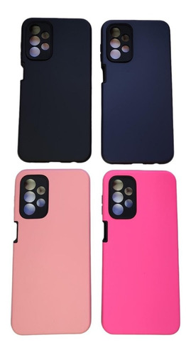 Funda Reforzada Para Samsung A23 4g  Proteje Camara + Vidrio