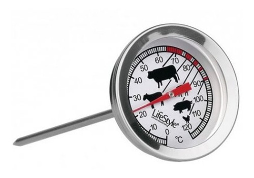 Termometro Para Carne Asado Cocina Asador Con Funda