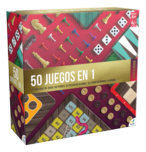 Juego De Mesa Novelty 50 Juegos En 1 Para Toda La Familia