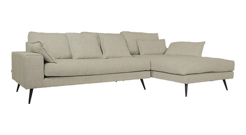 Sofa De Tela Seccional Lumi - Nihm - Beige