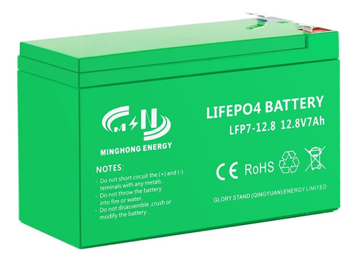 Batería De Litio De 12 V Y 7 Ah, Batería Lifepo4 De 12 Volti