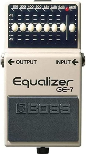 Boss Ge-7 Pedal De Guitarra Con Ecualizador Gráfico De Siete