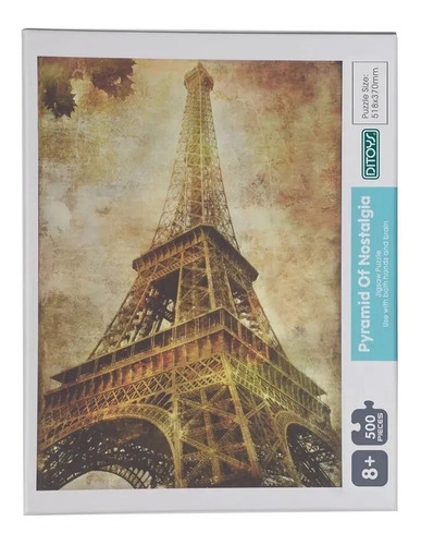 Puzzle  Torre Eiffel 500 Piezas Original Ditoys