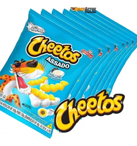 KIT COM 2 Cheetos Requeijão GIGANTE Elma chips 280G - Escorrega o