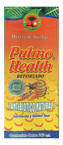 1 Jarabe Pulmo Health Reforzado (libre De Azúcar) 240 Ml