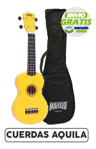 Ukelele Soprano Mahalo Mr1 Funda Colores La Roca Cuo