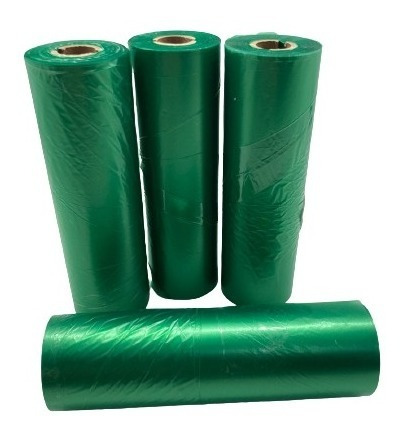 Imagen 2 de 2 de Ribbon Cera Resina Verde 110 Mm X 74 M Zebra Gk Tlp, Tsc