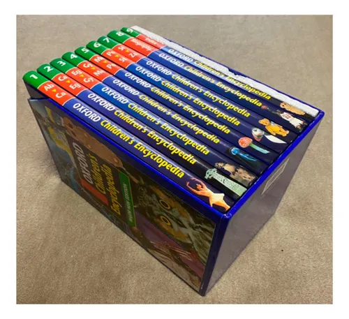 Oxford Children's Encyclopedia 9 Tomos Y Porta Libro Alusivo