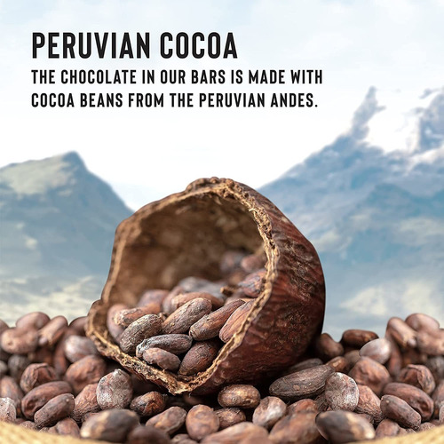 Barras De Proteína Vegetal Mezcla Vegan - Cacao Peruano Pb:
