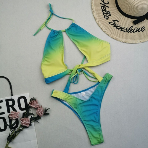 Ropa Interior Para Traje De Baño Sexy De Bikini De Una Pieza