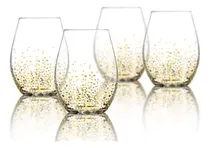 Comprar Copa De Vino - Juego De 4 Copas De Vino Sin Tallo - Vaso De 