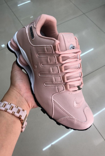 Tênis Nike Shox Nz Rose Feminino Original + Brinde!!! | Mercado Livre