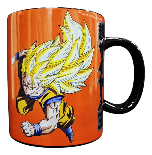 Taza Jumbo Goku Fase 3 Super Saiyajin 567 Ml Dragon Ball Z E