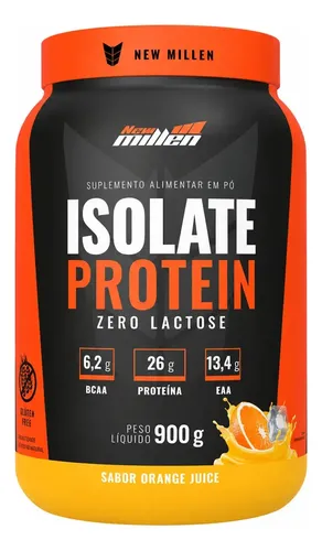 Whey Protein Isolate New Millen de Laranja, 900g HARD EXTREME