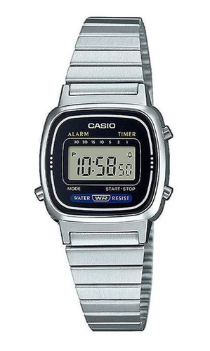 Reloj Mujer Casio La-670w Plateado Vintage / Lhua Store