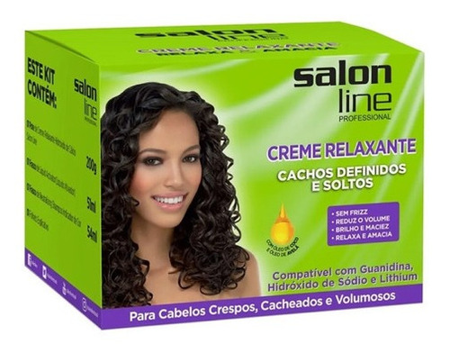 Creme Relaxante Cachos Definidos E Soltos - Salon Line