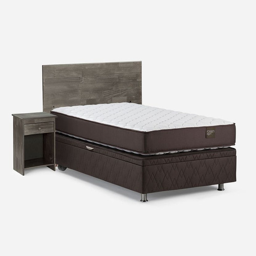 Boxet Ergo T New 1 Plaza 90x200 Cm + Muebles Tabor Grafito