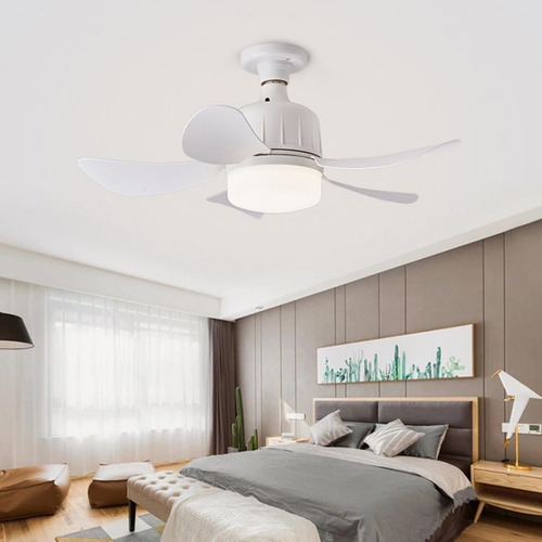 Ventilador De Enchufe Con Luces, Lámpara De Ventilador Moder