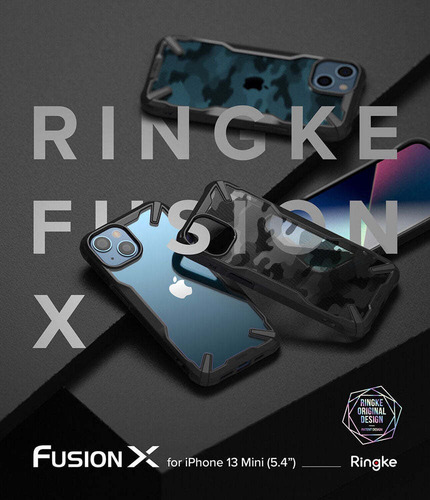Imagen 4 de 8 de Case Ringke Fusion X iPhone 13 Mini - Importado De Usa