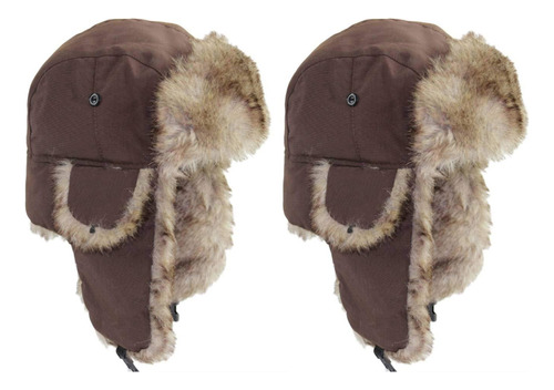 2 Gorras De Invierno Ushanka De Estilo Ruso Antiguo Con Orej