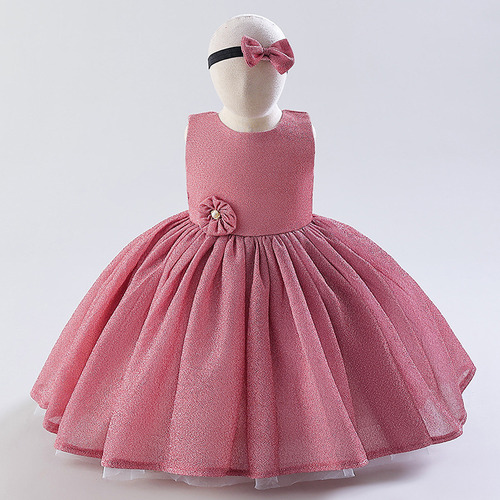 Vestidos De Cumpleaños Para Niñas De Color Rosa Brillante De
