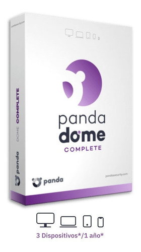 Antivirus Panda Dome Complete 3 Dispositivos 1 Año