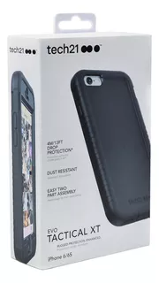 Case Protector Tech21 Evo Tactical Para iPhone 6 6s Normal