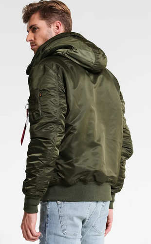 Alpha Industries Ma-1 Hooded Dark Green