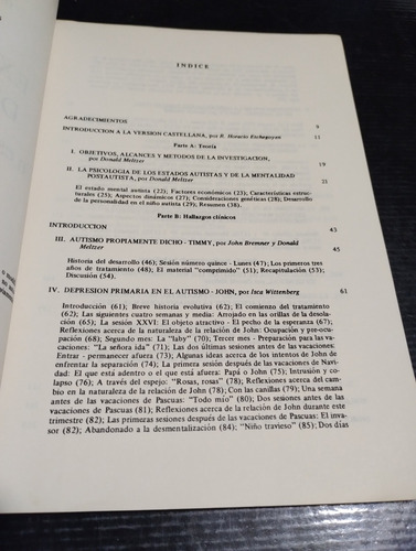 Exploración Del Autismo Donald Meltzer Y Otros Paidós Olivos (Usado)
