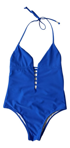 Traje De Baño Azul Rey Completo Express