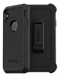 Funda Otterbox Defender Para iPhone XS Max Uso Rudo Con Clip Color Negro