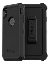 Comprar Funda Otterbox Defender Para iPhone XS Max Uso Rudo Con Clip Color Negro