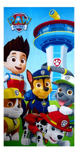 Toallón Infantil  - Paw Patrol 100% Algodón. 1,50 X 70 