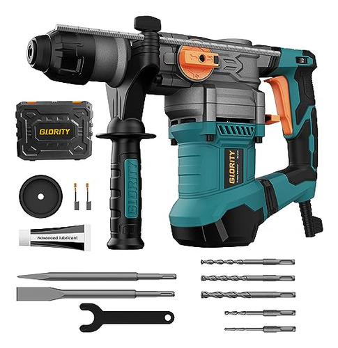 Glority 13 Amp Rotary Hammer Drill With Safety Clutch, Varia