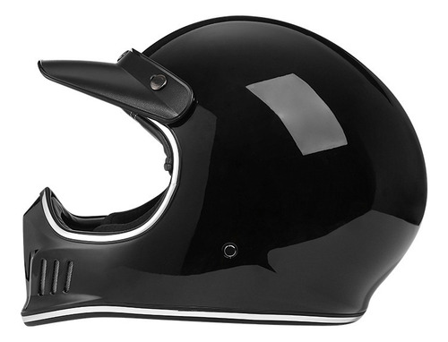 Casco Retro Vintage Cafe Racer Tracker Tipo