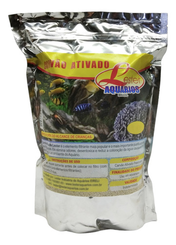 Carvão Ativado Lester- 300g Remove Cloro E Impurezas