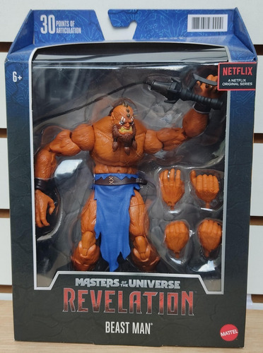 Figura Beast Man He-man Masters Of Universe Revelation