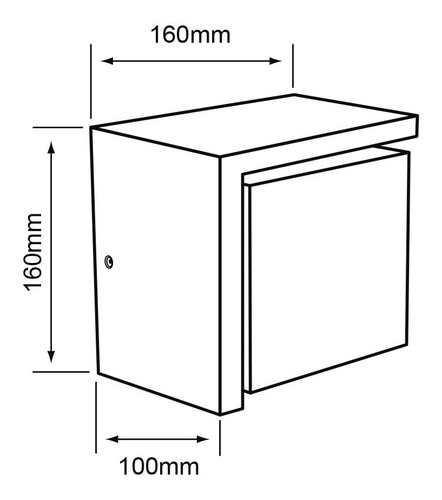 Imagen 5 de 8 de Lámpara Para Muro Exterior, Gris 15w, Luz Cálida Tecnolite